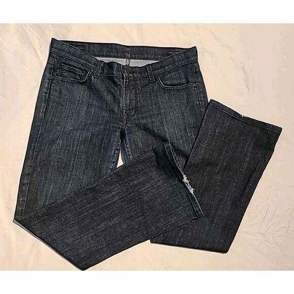 Citizens of Humanity Kelly 001 Jeans Sz 30Low Boot Dark Wash w Stretch - Picture 2 of 11